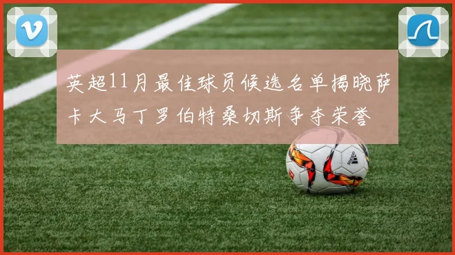 英超11月最佳球员候选名单揭晓萨卡大马丁罗伯特桑切斯争夺荣誉